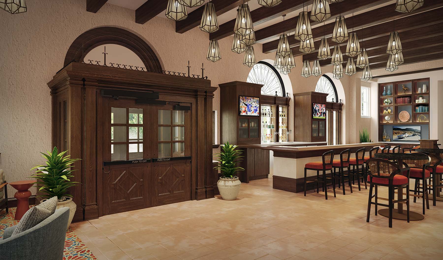 Lounge area rendering