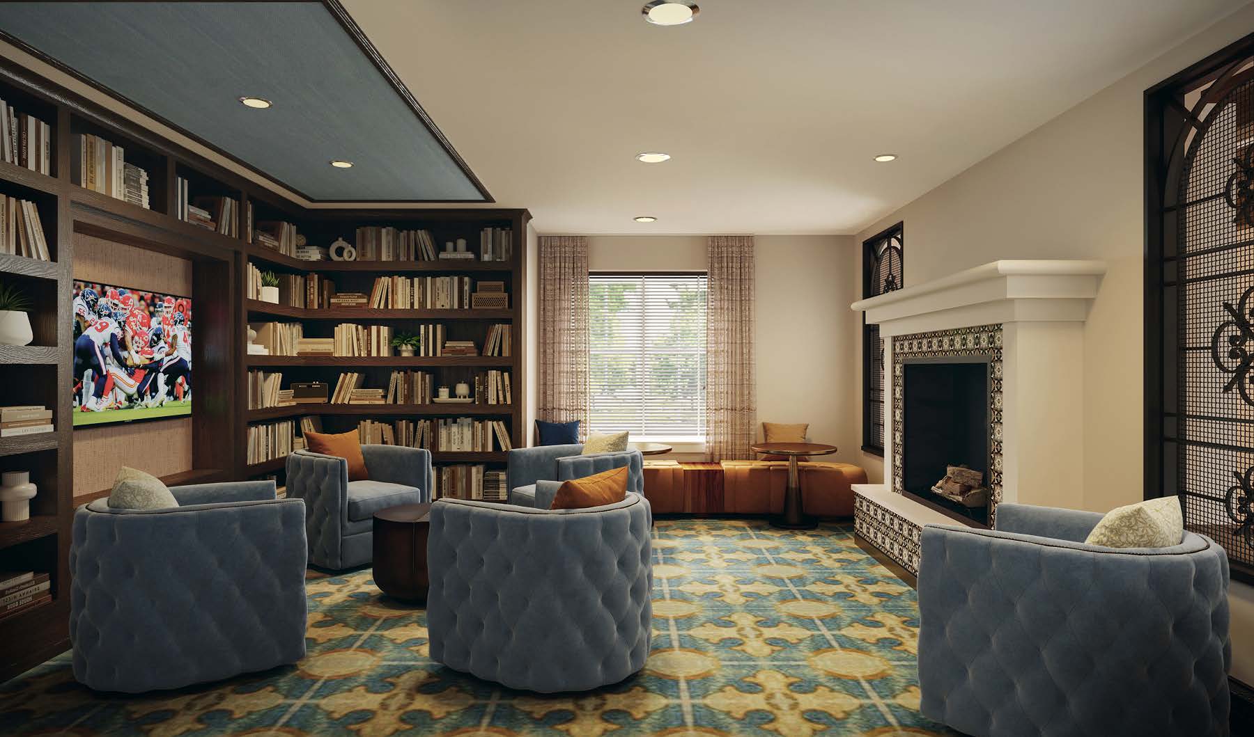 Dining area rendering